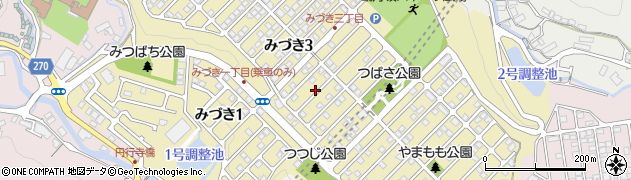 高知県高知市みづき周辺の地図