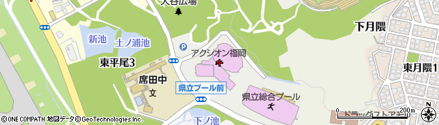 福岡県　高等学校体育連盟周辺の地図