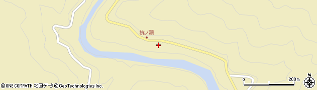 徳島県海部郡海陽町船津北路周辺の地図
