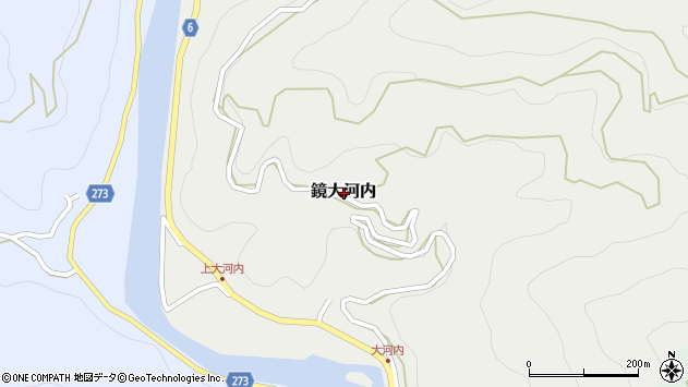 〒781-3101 高知県高知市鏡大河内の地図