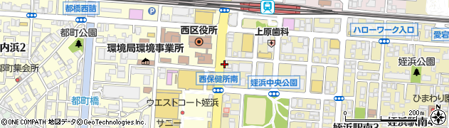 ニッポンレンタカー姪浜駅前営業所周辺の地図