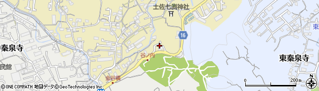 高知県高知市北秦泉寺827周辺の地図