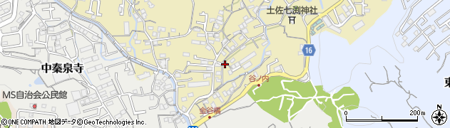 高知県高知市北秦泉寺62周辺の地図