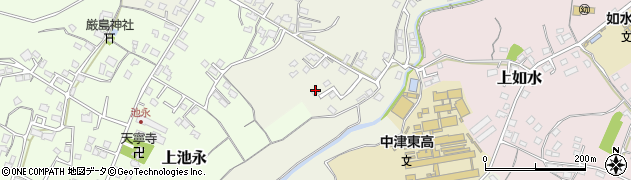 大分県中津市下池永1058周辺の地図