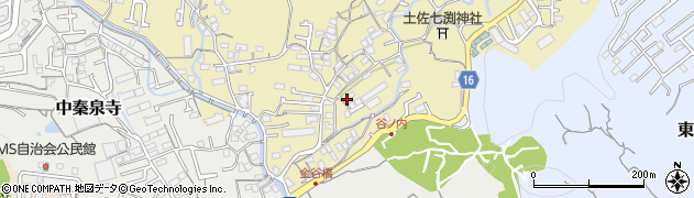 高知県高知市北秦泉寺63周辺の地図
