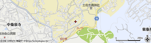 高知県高知市北秦泉寺64周辺の地図