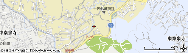 高知県高知市北秦泉寺826周辺の地図