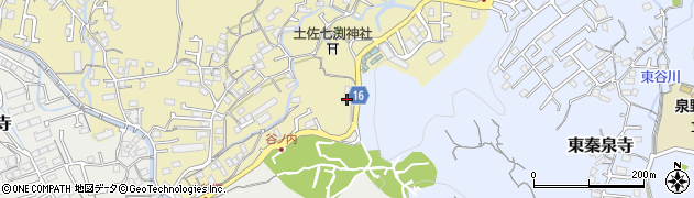 高知県高知市北秦泉寺806周辺の地図