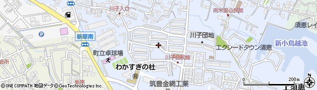 福岡県糟屋郡須惠町上須惠1283周辺の地図