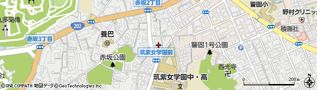 福岡小売酒販組合周辺の地図