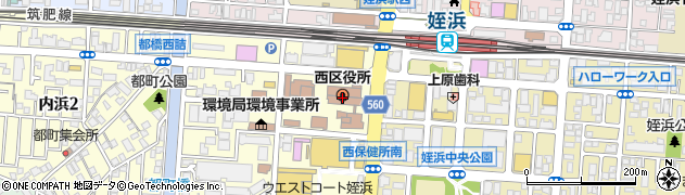 西日本シティ銀行西区役所 ＡＴＭ周辺の地図
