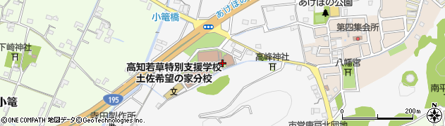 高知県南国市小籠周辺の地図