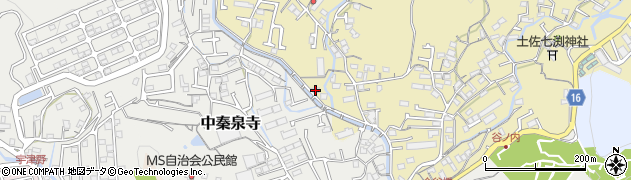 高知県高知市北秦泉寺202周辺の地図