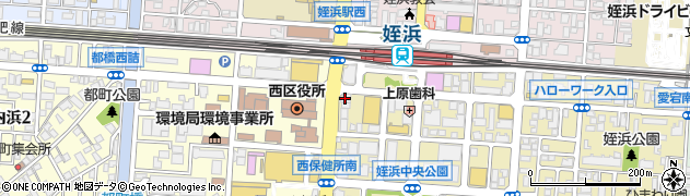 プログラミング教育ＨＡＬＬＯ　姪浜駅前校周辺の地図