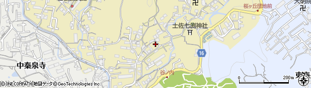高知県高知市北秦泉寺54周辺の地図