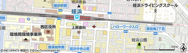 筑邦銀行姪浜支店周辺の地図