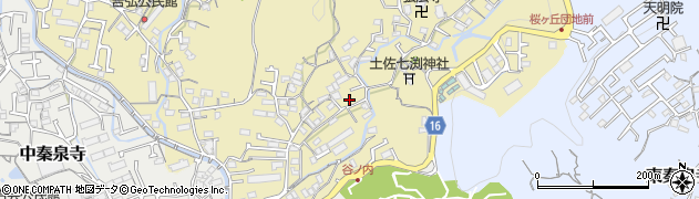 高知県高知市北秦泉寺52周辺の地図