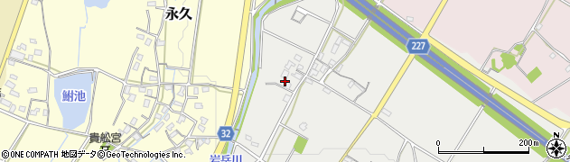 福岡県豊前市鬼木232周辺の地図