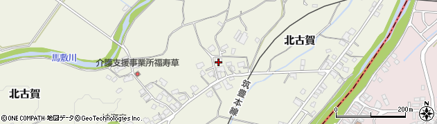 福岡県飯塚市北古賀268周辺の地図