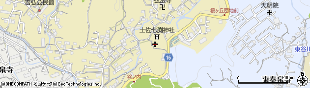 高知県高知市北秦泉寺792周辺の地図