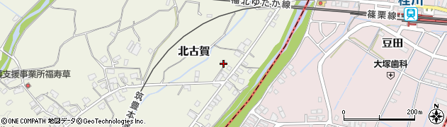 福岡県飯塚市北古賀198周辺の地図