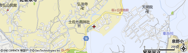 高知県高知市北秦泉寺777周辺の地図