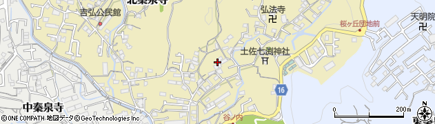 高知県高知市北秦泉寺713周辺の地図