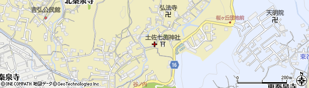 高知県高知市北秦泉寺787周辺の地図