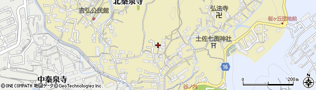 高知県高知市北秦泉寺701周辺の地図