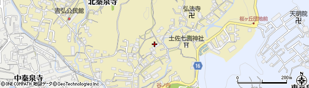 高知県高知市北秦泉寺714周辺の地図