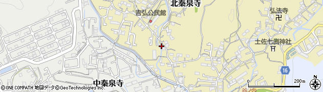 高知県高知市北秦泉寺186周辺の地図