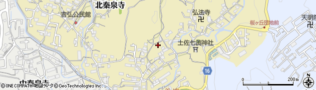 高知県高知市北秦泉寺715周辺の地図