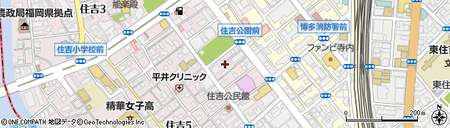 東福互光株式会社　住吉ハイツ管理事務所周辺の地図