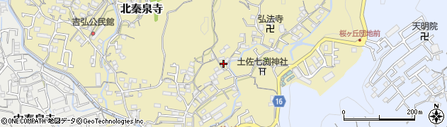 高知県高知市北秦泉寺717周辺の地図