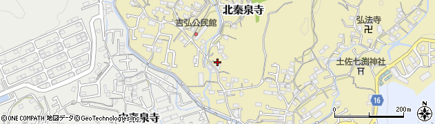 高知県高知市北秦泉寺182周辺の地図