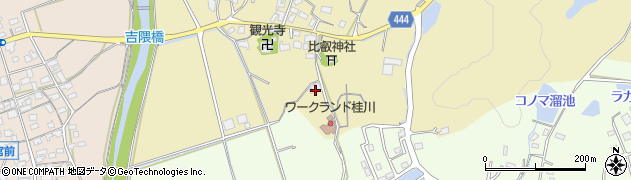 福岡県嘉穂郡桂川町吉隈634周辺の地図
