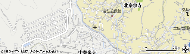 高知県高知市北秦泉寺224周辺の地図