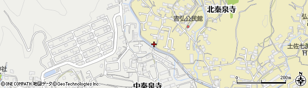 高知県高知市北秦泉寺225周辺の地図