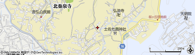 高知県高知市北秦泉寺716周辺の地図