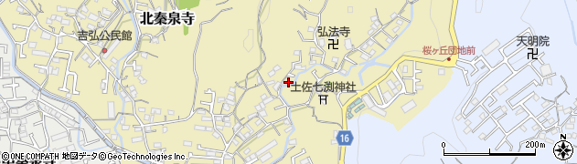 高知県高知市北秦泉寺719周辺の地図