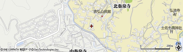 高知県高知市北秦泉寺219周辺の地図