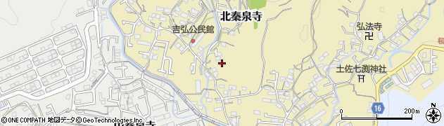 高知県高知市北秦泉寺180周辺の地図