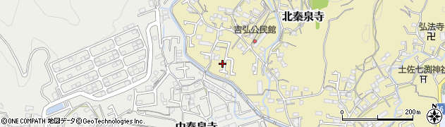 高知県高知市北秦泉寺221周辺の地図