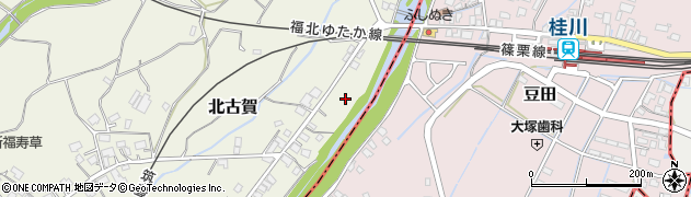 福岡県飯塚市北古賀180周辺の地図