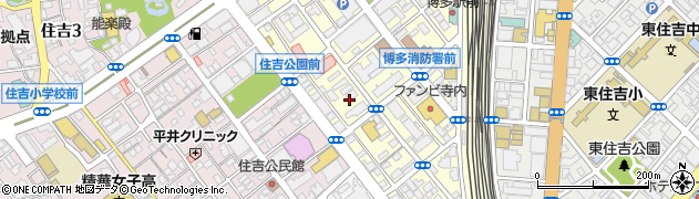 博多駅地区土地区画整理記念会館図書室周辺の地図