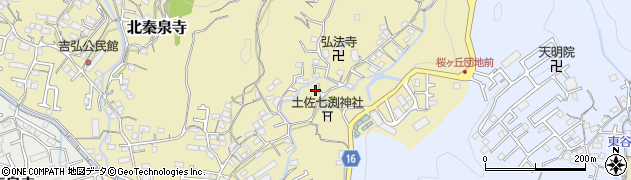 高知県高知市北秦泉寺783周辺の地図
