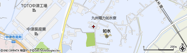 大分県中津市是則1076周辺の地図