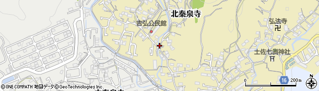 高知県高知市北秦泉寺176周辺の地図