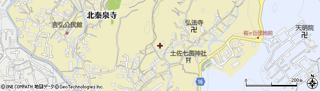 高知県高知市北秦泉寺688周辺の地図