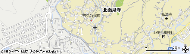 高知県高知市北秦泉寺291周辺の地図